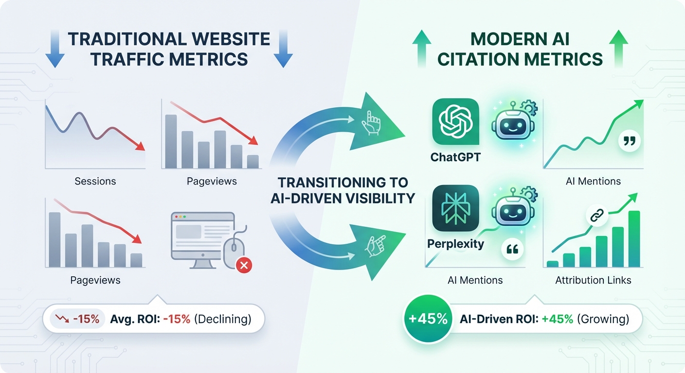 How to Calculate ROI from AI Search Optimization When Zero-Click Answers Are Replacing Traditional Traffic Metrics