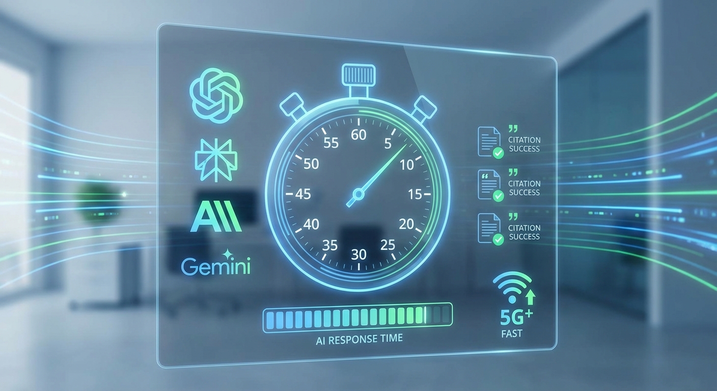 How to Optimize for AI Search Answer Latency: Why Response Speed Now Determines Citation Priority