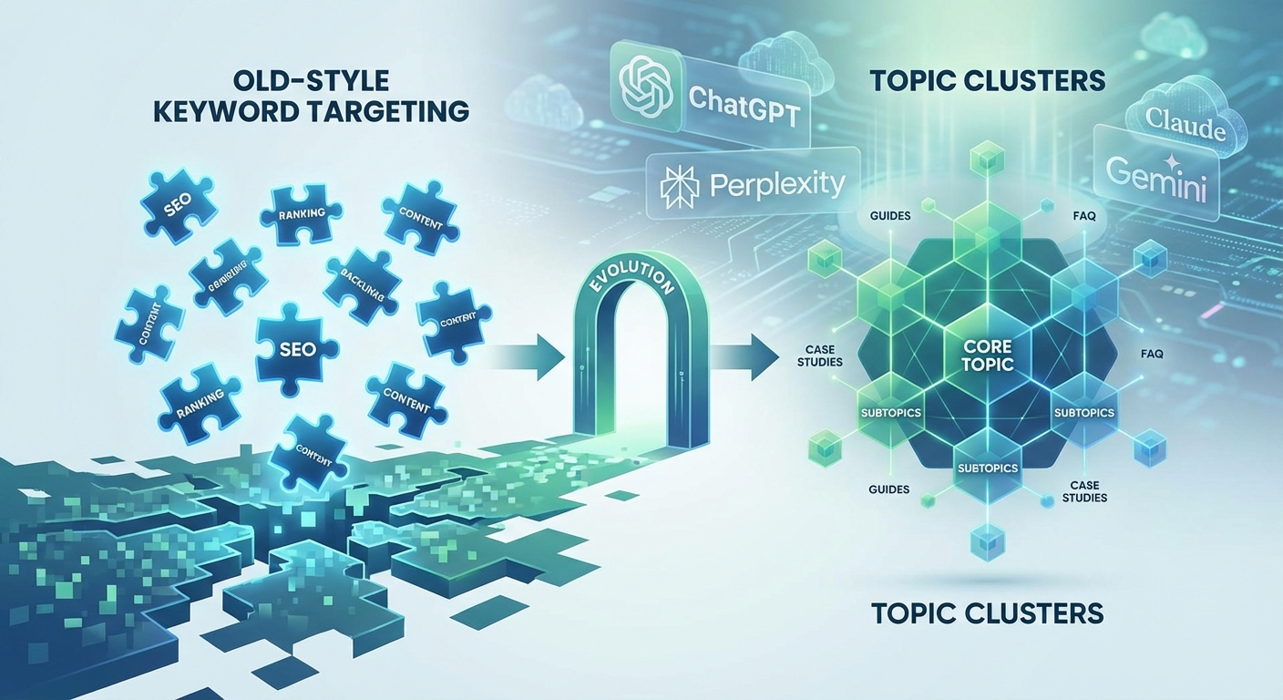 How to Transition from Keyword Targeting to Topic Clusters When AI Search Engines Now Treat Keyword Stuffing as a Spam Signal