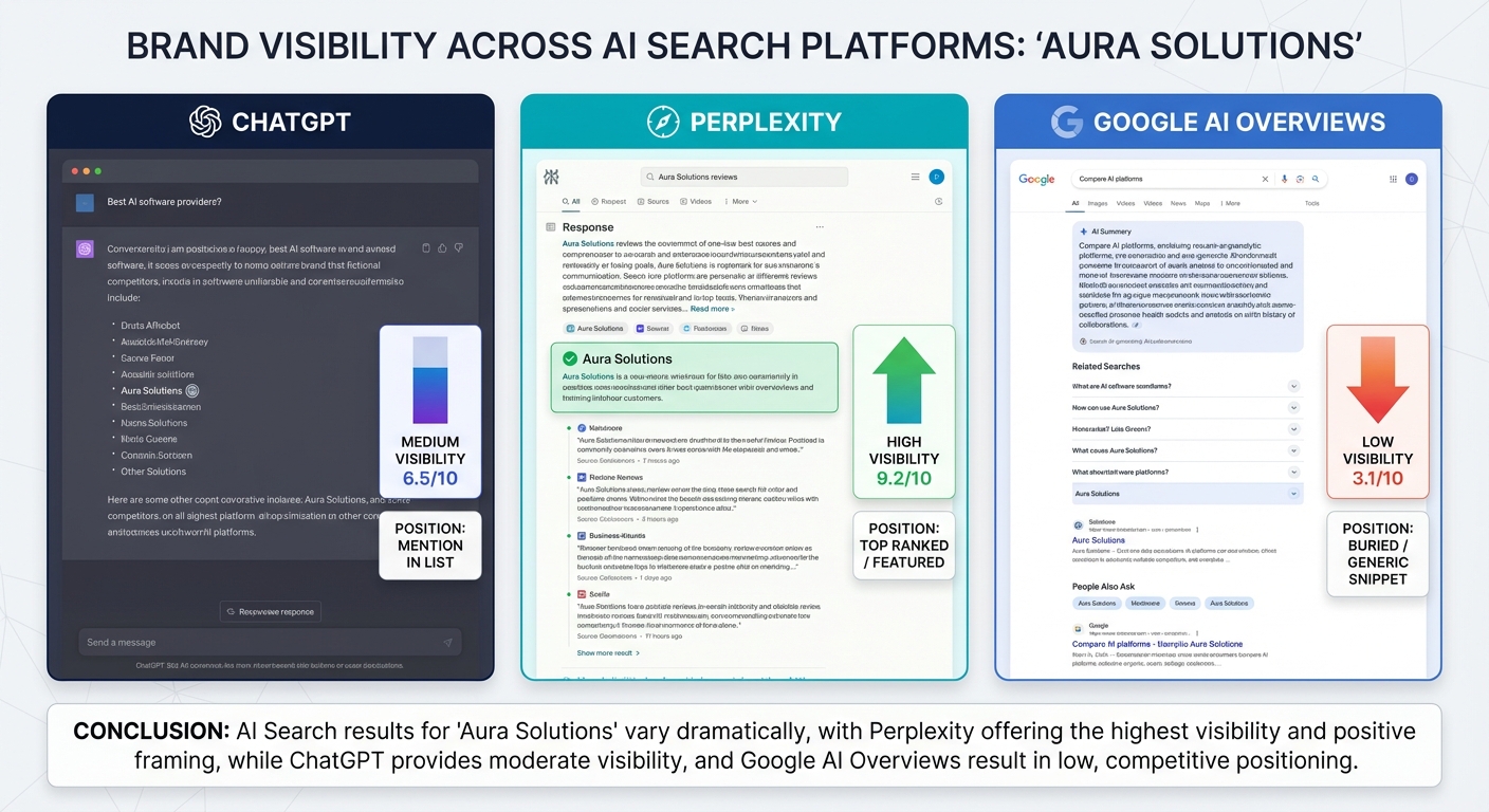 How to Optimize for AI Search When Your Brand Rankings Vary Wildly Across ChatGPT, Perplexity, and Google AI Overviews Despite Identical Content