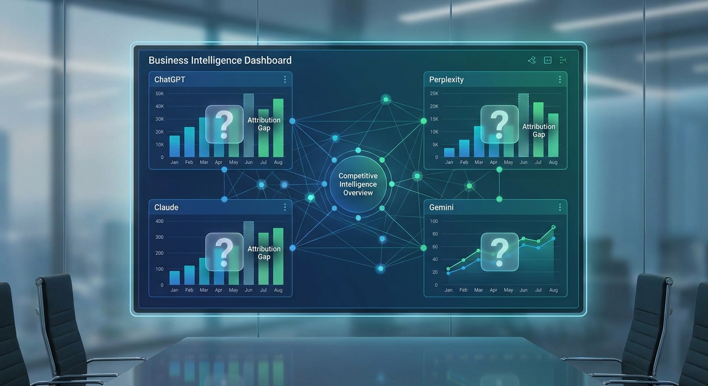 How to Build an AI Answer Competitive Intelligence Strategy When You Can't Identify Which Competitor Sources Are Influencing LLM Recommendations in 67% of Commercial Queries