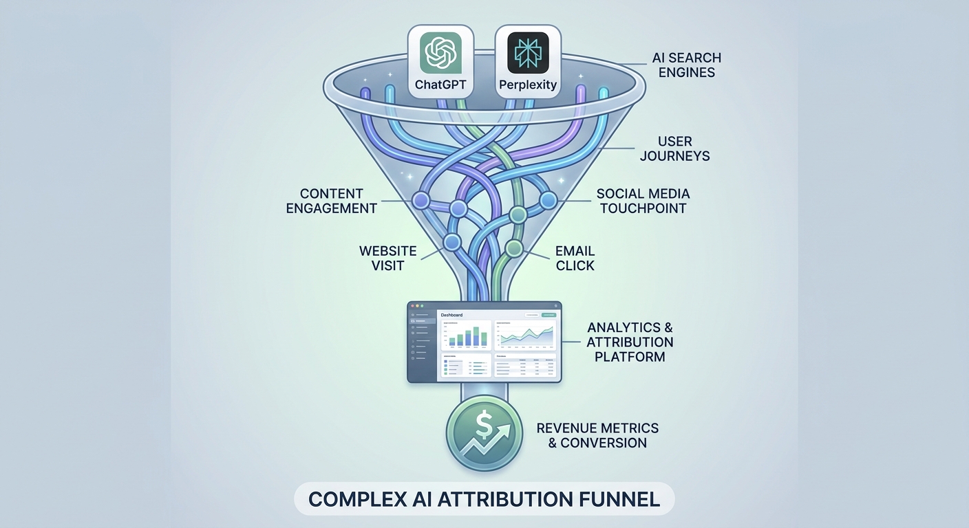 How to Build an AI Search Referral Attribution Strategy When ChatGPT and Perplexity Drive 40% of Discovery But Analytics Platforms Still Can't Connect AI Assistant Traffic to Revenue