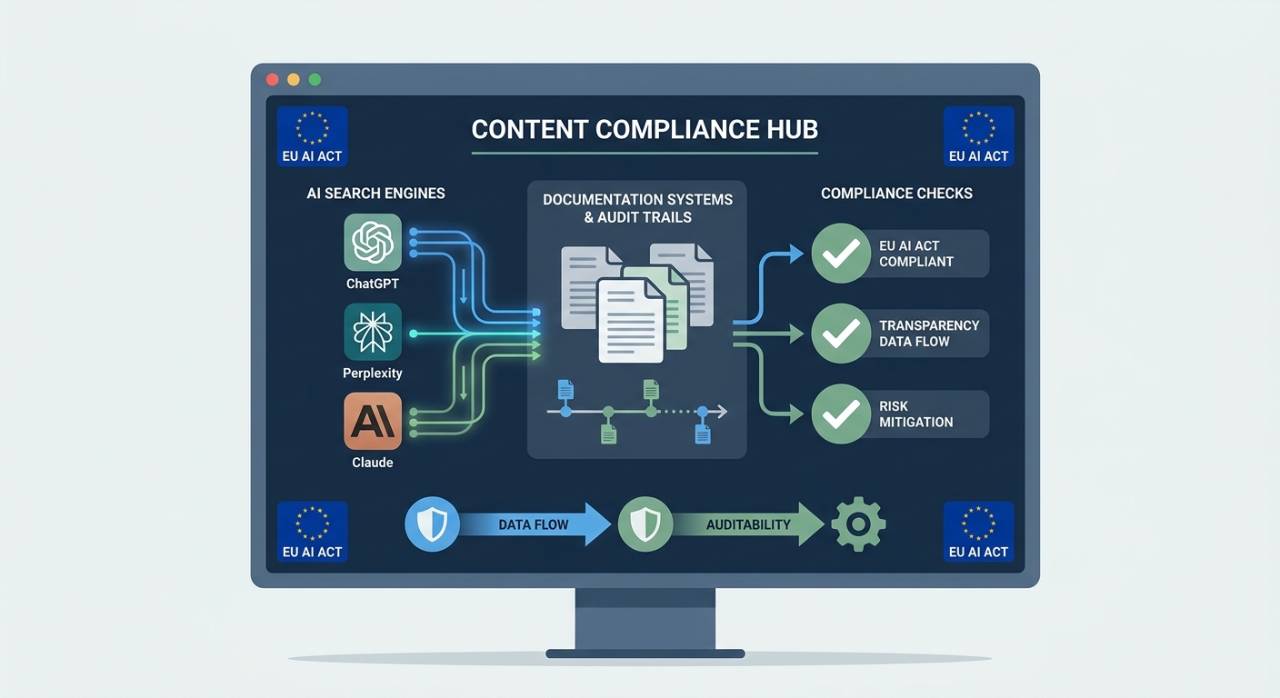 How to Build an AI Search Compliance Strategy When the EU AI Act Transparency Requirements Force You to Disclose Training Data Sources But 68% of Citation-Driving Content Can't Pass Provenance Audits