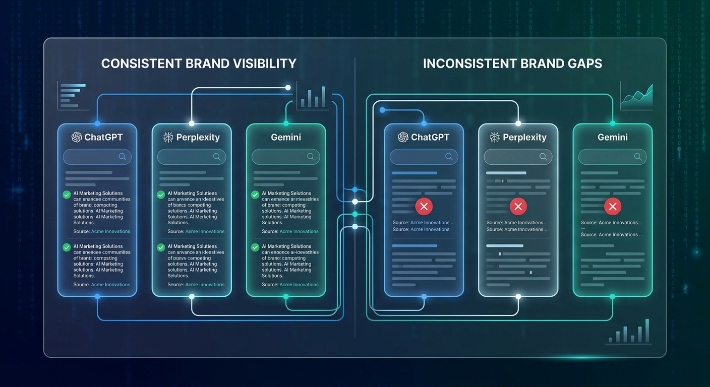 How to Build an AI Search Cross-Platform Consistency Strategy When Your Brand Gets Cited by ChatGPT But Completely Ignored by Perplexity and Gemini Despite Identical Query Intent Creating 94% Visibility Gaps